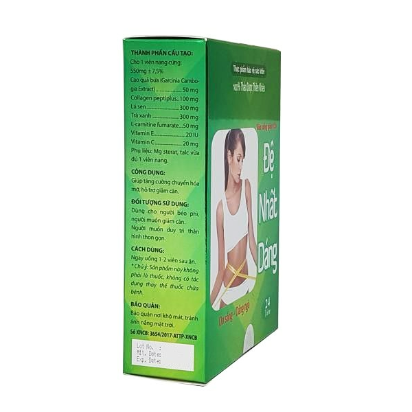 Viên Uống Giảm Cân Đệ Nhất Dáng