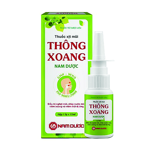 Thuốc Xịt Mũi Thông Xoang Nam Dược