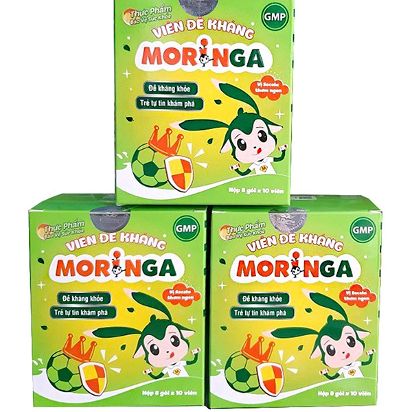 Viên Đề Kháng Moringa Vị Socola