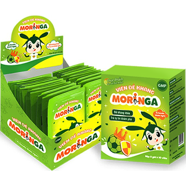 Viên Đề Kháng Moringa Vị Socola