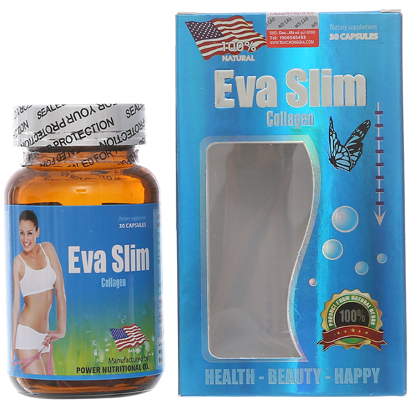 Viên Uống Giảm Cân Eva Slim Collagen
