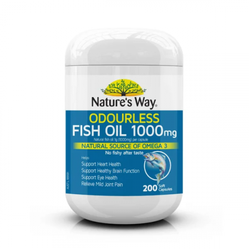 Nature’s Way Odourless Fish Oil 1000mg