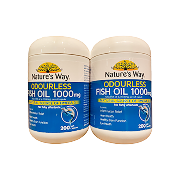 Nature’s Way Odourless Fish Oil 1000mg