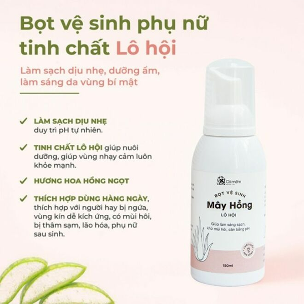 Bột Vệ Sinh Mây Hồng Lô Hội 
