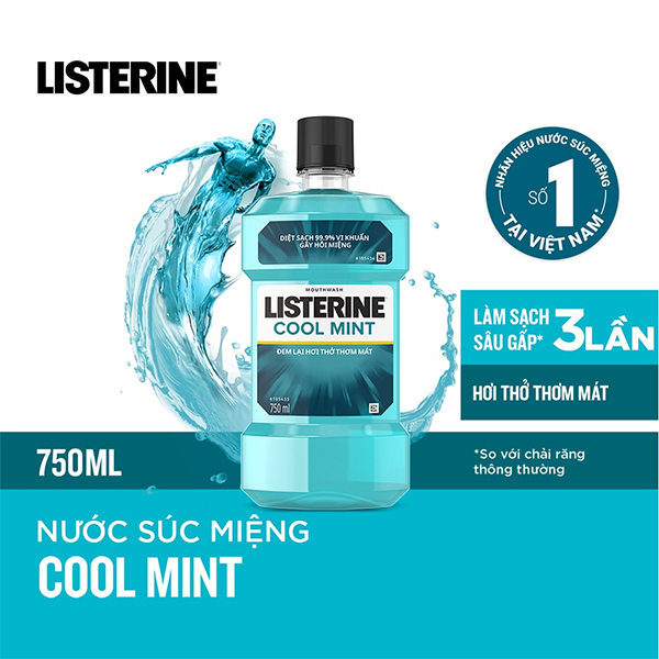 listerine cool mint 750ml