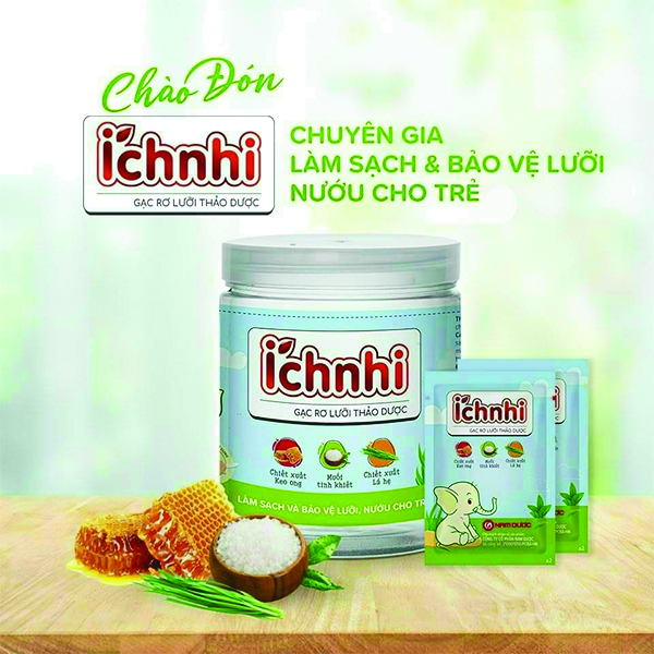 Gạc Rơ Lưỡi Thảo Dược Ích Nhi