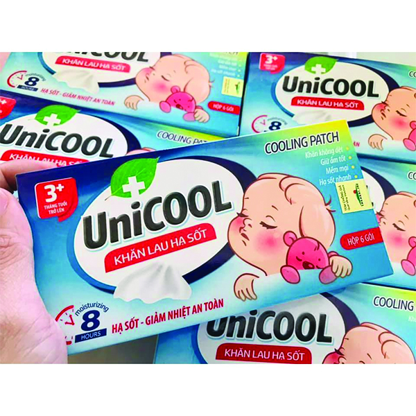 Khăn Lau Hạ Sốt UniCool