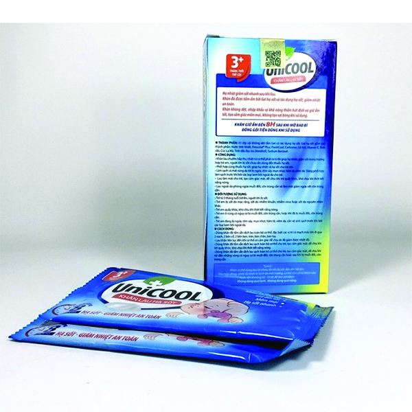 Khăn Lau Hạ Sốt UniCool