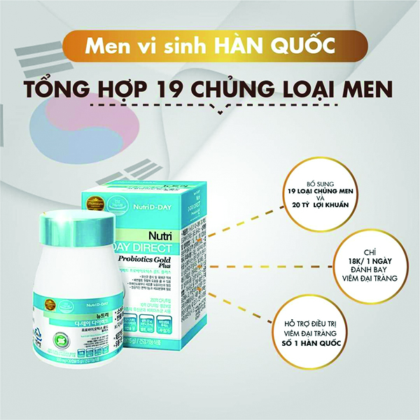 Nutri D Day Direct Probiotics Gold Plus