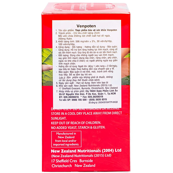 Venpoten hộp 100 viên