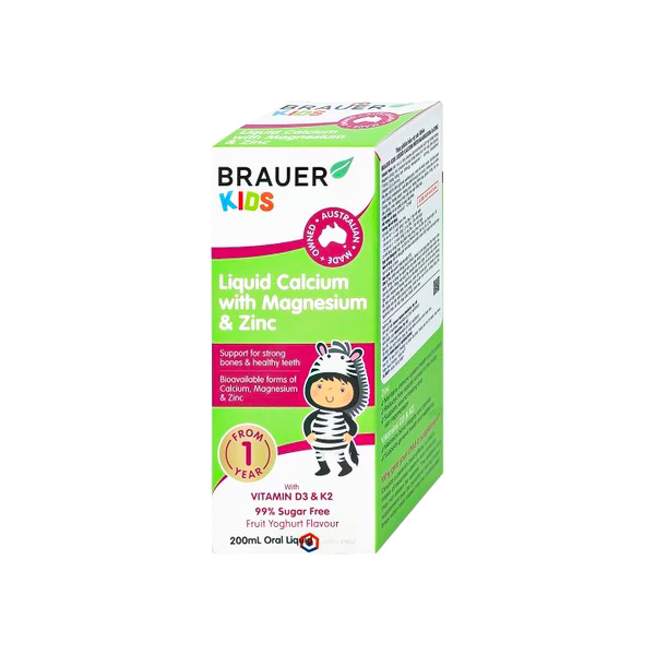 Brauer Baby & Kids Liquid Calcium with Magnesium & Zinc