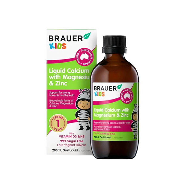 Brauer Baby & Kids Liquid Calcium with Magnesium & Zinc