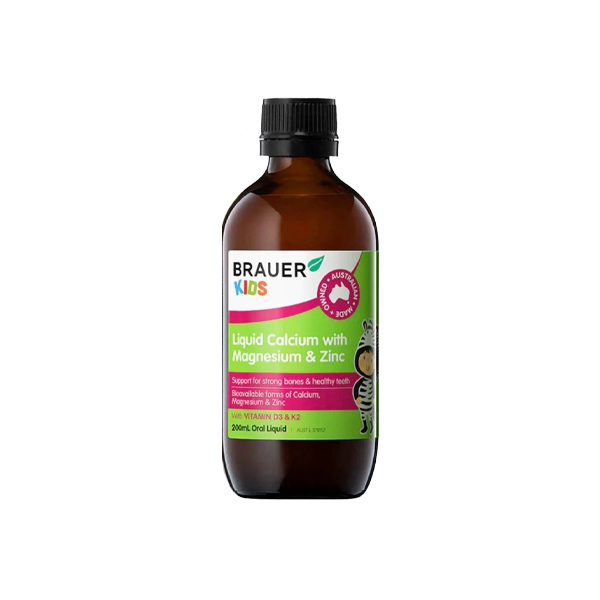 Brauer Baby & Kids Liquid Calcium with Magnesium & Zinc