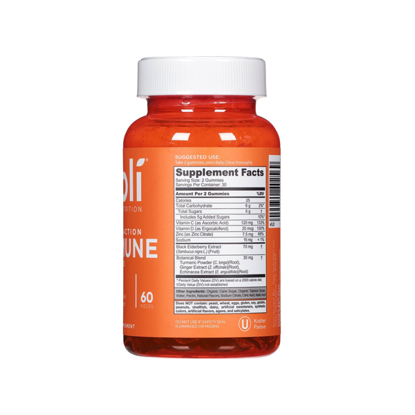 Goli Nutrition Triple Action Immune Gummies 