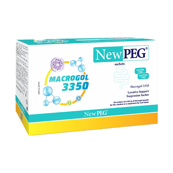 NewPEG Macrogol 3350 ho tro nguoi bi tao bon