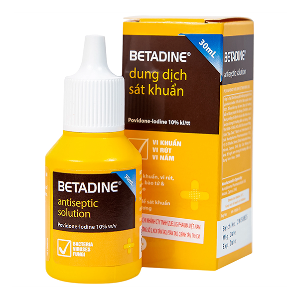Dung dịch sát khuẩn Betadine Antiseptic Solution 